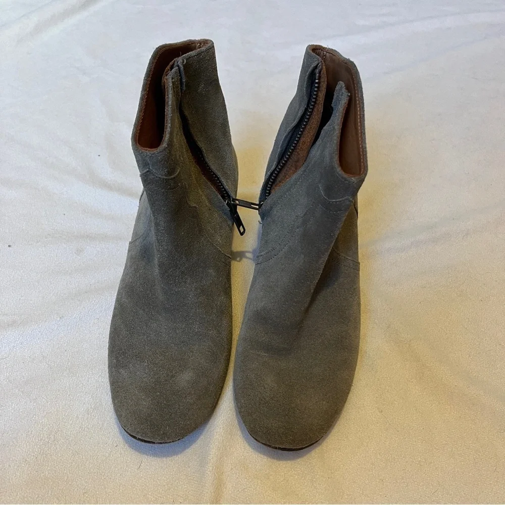ISABEL MARANT Étoile The Dicker Suede Ankle Boots in Size 36